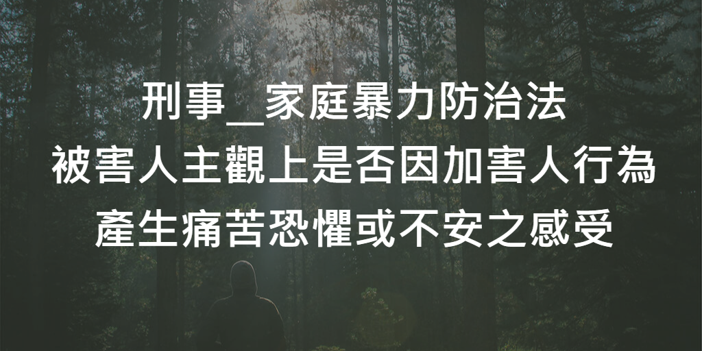 實務_刑事_家庭暴力防治法